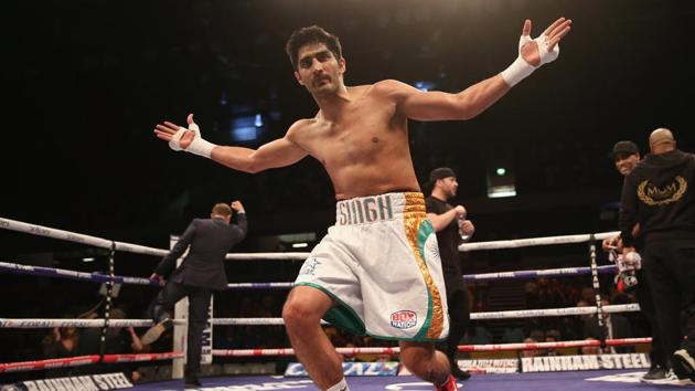 File image of Vijender Singh (Getty Images) File image of Vijender Singh (Getty Images)