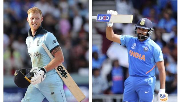 Rohit Sharma and Ben Stokes were at their best during the 2019 ICC World Cup. (AP) Rohit Sharma and Ben Stokes were at their best during the 2019 ICC World Cup. (AP)