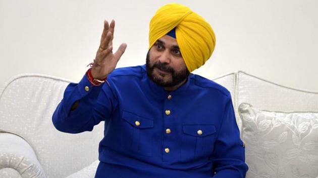 Last month, Sidhu was stripped of his portfolios of Local Bodies, Tourism and Culture ministries after he skipped a cabinet meeting.(HT photo)