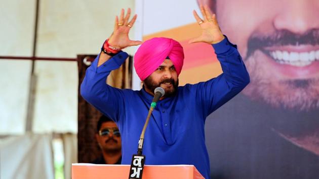 Navjot Singh Sidhu, the Punjab minister who announced his exit from the Amarinder Singh government on social media over the weekend, finally sent his resignation to the chief minister on Monday. This one, he confirmed on Twitter, had been delivered at Capt Amarinder Singh’s official residence. (Sanjeev Kumar / HT File) Navjot Singh Sidhu, the Punjab minister who announced his exit from the Amarinder Singh government on social media over the weekend, finally sent his resignation to the chief minister on Monday. This one, he confirmed on Twitter, had been delivered at Capt Amarinder Singh’s official residence. (Sanjeev Kumar / HT File)