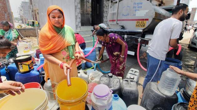 Many places in Andhra Pradesh are reeling under a severe drinking water shortage on the back of a deficient monsoon.(Representative image/PTI)