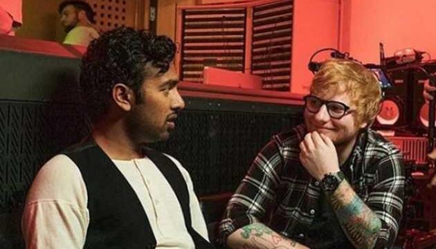 Himesh Patel and Ed Sheeran.