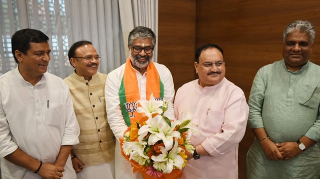 Former Samajwadi Party Rajya Sabha member Neeraj Shekhar joins BJP ...