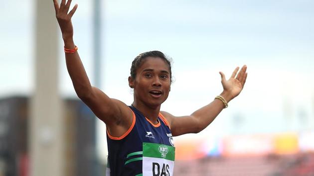 File photo of Hima Das.(Getty Images for IAAF) File photo of Hima Das.(Getty Images for IAAF)
