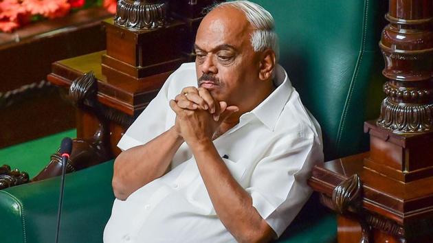 Karnataka political crisis: Karnataka Assembly Speaker KR Ramesh Kumar(PTI photo)