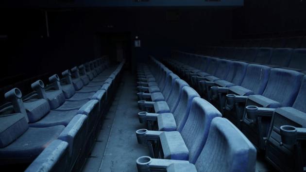 Seats are seen inside an abandoned cinema in the basement of the bus station. (Corinna Kern / REUTERS) Seats are seen inside an abandoned cinema in the basement of the bus station. (Corinna Kern / REUTERS)