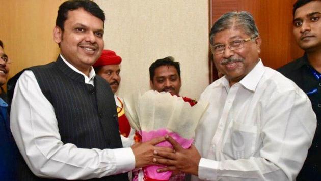 Chief Minister Devendra Fadnavis and state BJP chief Chandrakant Patil Chief Minister Devendra Fadnavis and state BJP chief Chandrakant Patil