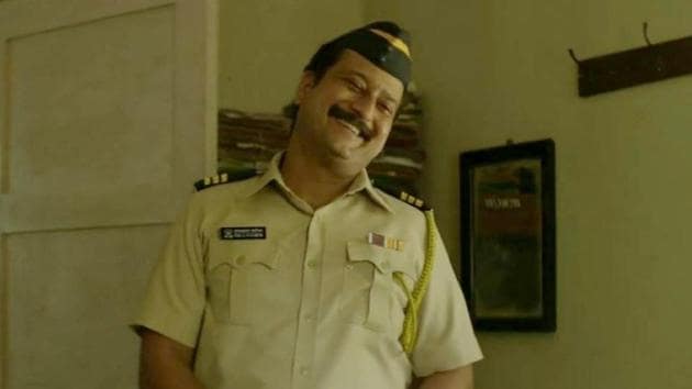 Jitendra Joshi as Constable Katekar in a still from Sacred Games.