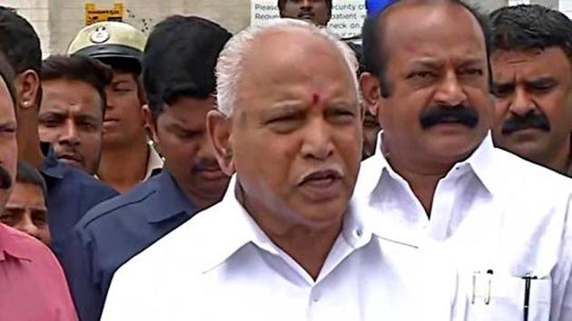 Karnataka CM has lost his mandate, when there is no majority he must resign tomorrow, said Yeddyurappa(ANI)