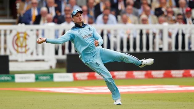 Jason Roy in action during the ICC World Cup 2019.(Action Images via Reuters)
