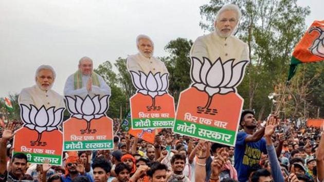 The massive social-engineering by the Modi-led BJP to create a ‘United Spectrum of Hindu Votes’ has consolidated Hindutva among the subaltern castes.(PTI)