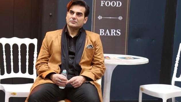 Actor Arbaaz Khan during the shoot of his upcoming film Sridevi Bungalow. (IANS) Actor Arbaaz Khan during the shoot of his upcoming film Sridevi Bungalow. (IANS)