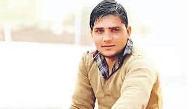 Vikram Khincha was arrested by Pali police from Jaitaran on Monday, July15, 2019.(HT Photo)