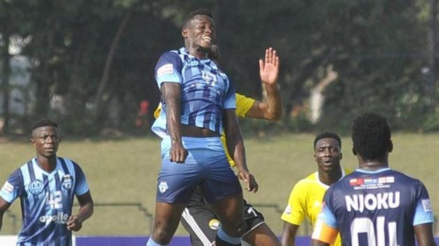 A file photo of Minerva Punjab during the 2018-19 I-League.(HT Photo)