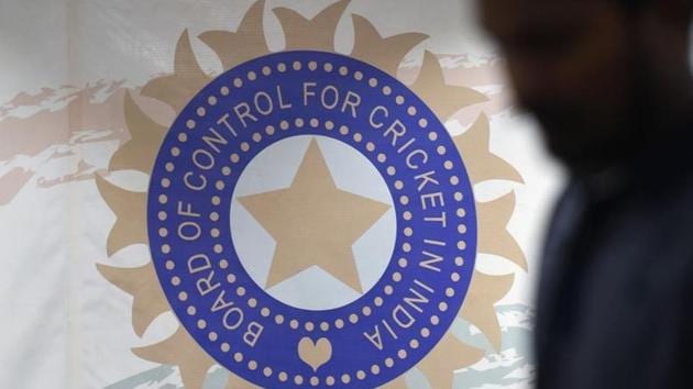 The logo for the Board of Control for Cricket in India (BCCI).(AFP)