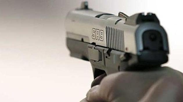 The police, on Tuesday, arrested two men for their alleged involvement in shooting at a 23-year-old man outside a hotel on NH-48 near Sidhrawali Village in Bilaspur, last Friday.(AFP File Photo) The police, on Tuesday, arrested two men for their alleged involvement in shooting at a 23-year-old man outside a hotel on NH-48 near Sidhrawali Village in Bilaspur, last Friday.(AFP File Photo)