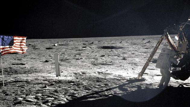 USA, July 17 (ANI): U.S. astronaut Neil Armstrong, the Apollo 11 Mission Commander, standing next to the Lunar Module "Eagle" on the moon July 20, 1969. (REUTERS PHOTO)(Reuters) USA, July 17 (ANI): U.S. astronaut Neil Armstrong, the Apollo 11 Mission Commander, standing next to the Lunar Module "Eagle" on the moon July 20, 1969. (REUTERS PHOTO)(Reuters)
