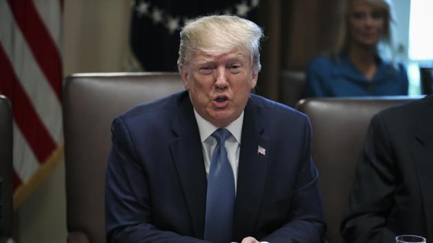 The US House of Representatives, where the opposition Democratic party has a majority, voted on Wednesday against a move to impeach President Donald Trump.(Bloomberg File Photo) The US House of Representatives, where the opposition Democratic party has a majority, voted on Wednesday against a move to impeach President Donald Trump.(Bloomberg File Photo)