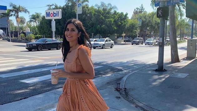 Katrina Kaif took a walk in the California sun.