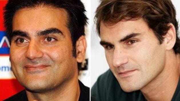 Arbaaz Khan known how people think he looks like tennis legend Roger Federer.