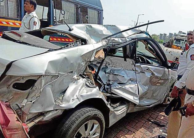 Police said the group was travelling in a Hyundai Verna, which they suspect belongs to Mehta.(HT Photo)