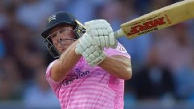 AB de Villiers in action for Middlesex in T20 blast.(Middlesex/ Twitter)