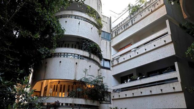 The Rubinsky House, a building built in 1935 by architect Abraham Markusfeld. Architect Sharon Golan Yaron said that while the Bauhaus influence is notable, other architectural styles have shaped Tel Aviv. Iconic Swiss-born modernist Le Corbusier in particular left his mark, she says, adding that rather than using Bauhaus as a blanket term it would be more accurate to describe Tel Aviv’s architectural heritage as “international”. (Thomas Coex / AFP) 