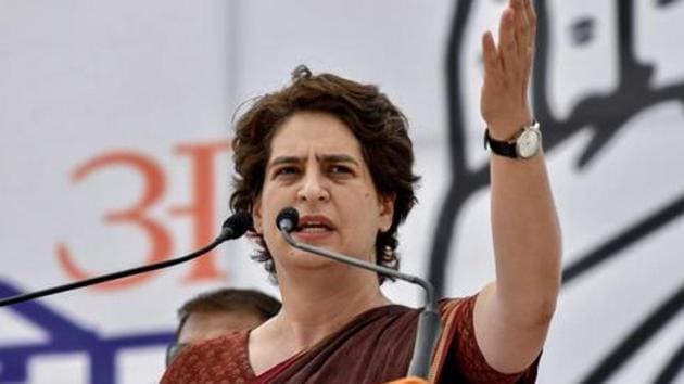 Congress general secretary (east UP in charge) Priyanka Gandhi Vadra on Thursday requested chief minister Yogi Adityanath to reduce her security to the minimum during her tours to Uttar Pradesh to ensure that no inconvenience was caused to the general public. (PTI Photo) Congress general secretary (east UP in charge) Priyanka Gandhi Vadra on Thursday requested chief minister Yogi Adityanath to reduce her security to the minimum during her tours to Uttar Pradesh to ensure that no inconvenience was caused to the general public. (PTI Photo)
