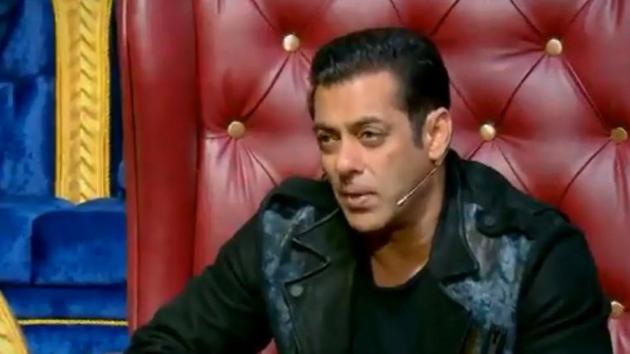 Salman Khan in the opening episode of Nach Baliye season 9.