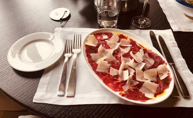 Carpaccio was named after Renaissance artist Vittore Carpaccio known for his brilliant reds