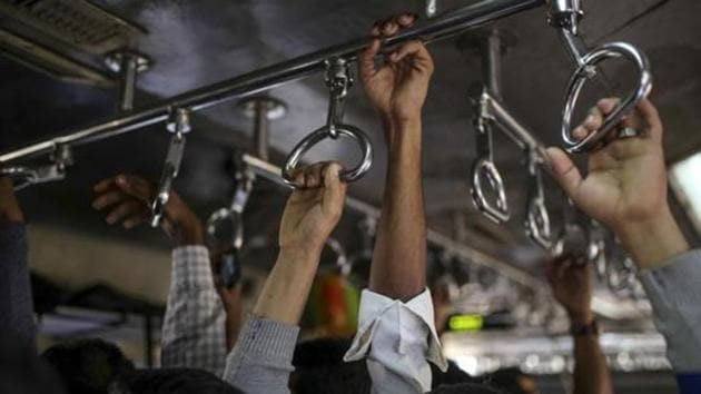 The government railway police (GRP) at the Chhatrapati Shivaji Maharaj Terminus (CSMT) on Thursday arrested two men for pretending to be accident victims and robbing <span class='webrupee'>₹</span>610 from a commuter.(Bloomberg)