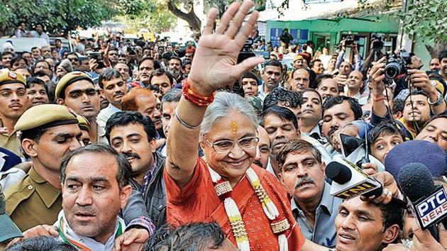 Former Delhi chief minister Sheila Dikshit passed away on Saturday.(Mohd Zakir / HT Archive) Former Delhi chief minister Sheila Dikshit passed away on Saturday.(Mohd Zakir / HT Archive)