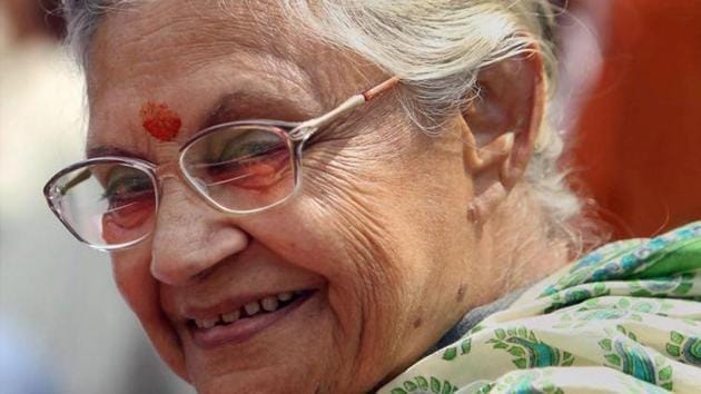 Sheila Dikshit was a three-time chief minister of Delhi.