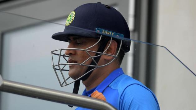 A file photo of MS Dhoni during the ICC World Cup 2019.(AFP)