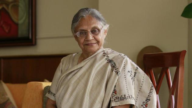 Former Delhi CM Sheila Dikshit passed away on Saturday.(Raj K Raj / HT Archive)