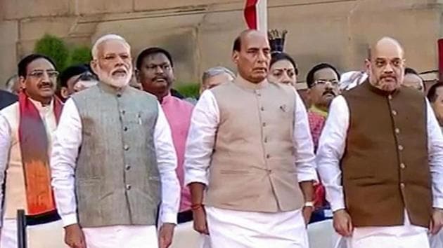 Prime Minister Narendra Modi’s government completes 50 days in second term.(PTI)