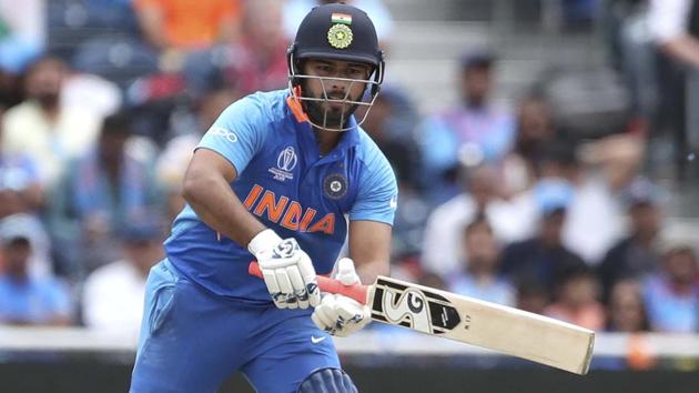 Rishabh Pant in action during the ICC World Cup 2019.(AP)