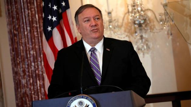 US Secretary of State Mike Pompeo said that the United States is placing a leading Chinese oil importer on its sanctions blacklist for trading in Iranian crud.(REUTERS photo)