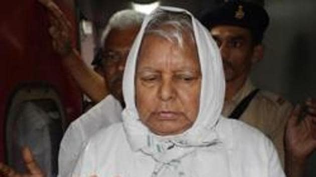Lalu Yadav is serving a jail term in a Jharkhand jail in connection with fodder scam cases.(PTI Photo)