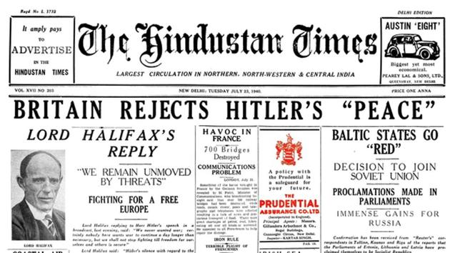 From The Archives Of The Hindustan Times July 23 19 Hindustan Times