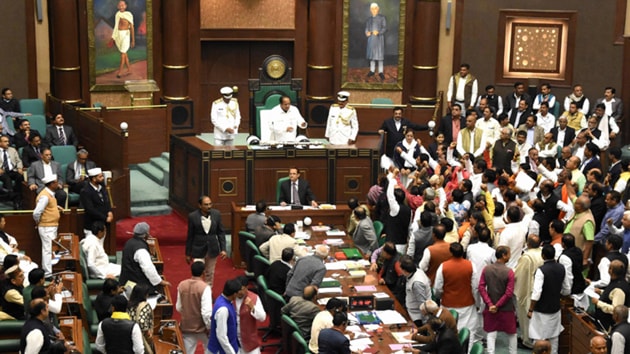 Madhya Pradesh assembly has unanimously raised the reservation enjoyed by the other backward classes (OBC) in government jobs to 27% from the existing 14%.(Photo PTI)