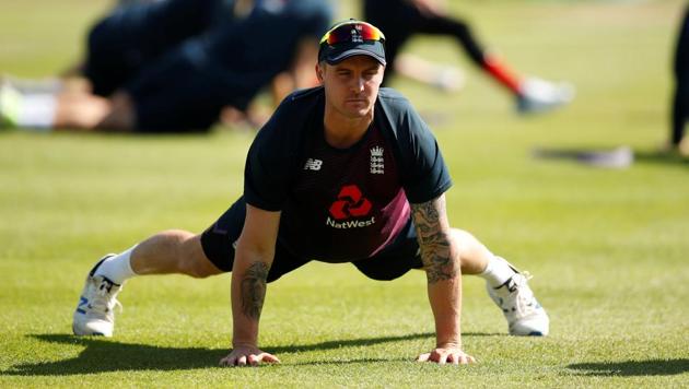 England's Jason Roy during nets.(Action Images via Reuters)
