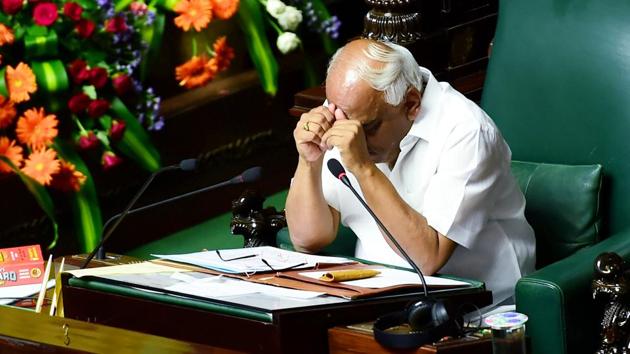 Thirteen rebel legislators in Karnataka, whose resignations have pushed the Congress-JD(S) government in the state to the brink of collapse, have written to assembly speaker KR Ramesh Kumar asking him four weeks’ time to respond to his summons on the disqualification petition moved against them by Congress leader Siddaramaiah. (Shailendra Bhojak / PTI) Thirteen rebel legislators in Karnataka, whose resignations have pushed the Congress-JD(S) government in the state to the brink of collapse, have written to assembly speaker KR Ramesh Kumar asking him four weeks’ time to respond to his summons on the disqualification petition moved against them by Congress leader Siddaramaiah. (Shailendra Bhojak / PTI)
