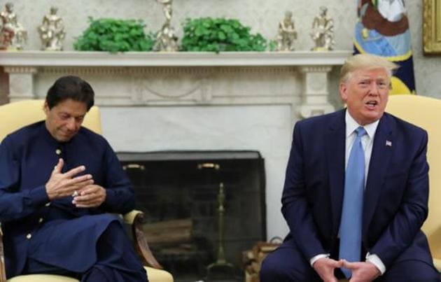 Pakistan Prime Minister Imran Khan with US President Donald Trump(Reuters file photo) Pakistan Prime Minister Imran Khan with US President Donald Trump(Reuters file photo)
