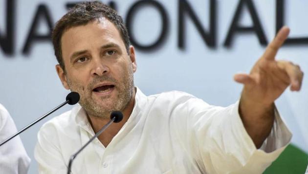Congress leader Rahul Gandhi on Tuesday said the greed of those who saw the alliance as an obstacle in their path to power won, while democracy and the state’s people lost. (PTI file photo) Congress leader Rahul Gandhi on Tuesday said the greed of those who saw the alliance as an obstacle in their path to power won, while democracy and the state’s people lost. (PTI file photo)