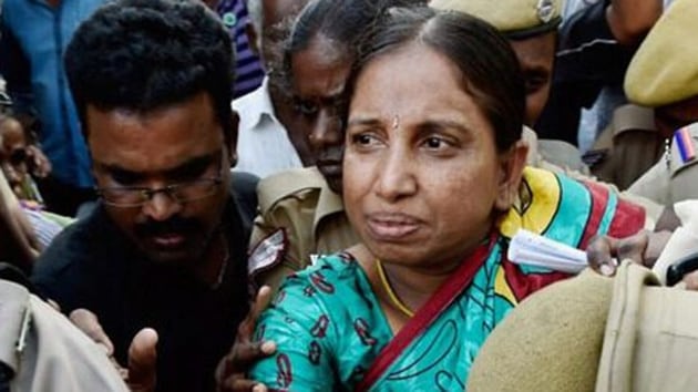 In the High Court, Nalini had sought six months’ parole. During the 28 years of her incarceration, she had availed only a day’s parole that too to attend the post-funeral rites of her father. (HT Photo)