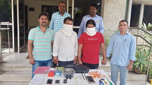 The arrest of the two men led to the recovery of fake BSES identity cards, broken seals of 42 electricity meters and tools used for breaking or uprooting metres.(SOURCE: DELHI POLICE.)