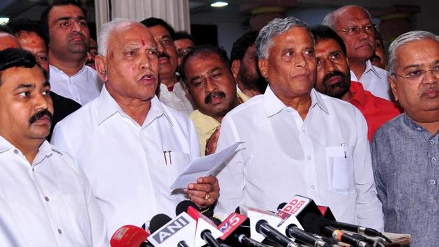 BJP Parliamentary Board is expected to meet in Delhi on Wednesday to give a go ahead to Yeddyurappa regarding government formation. (ANI Photo)
