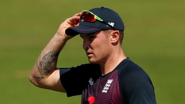 England cricketer Jason Roy in action during a training session.(Action Images via Reuters)