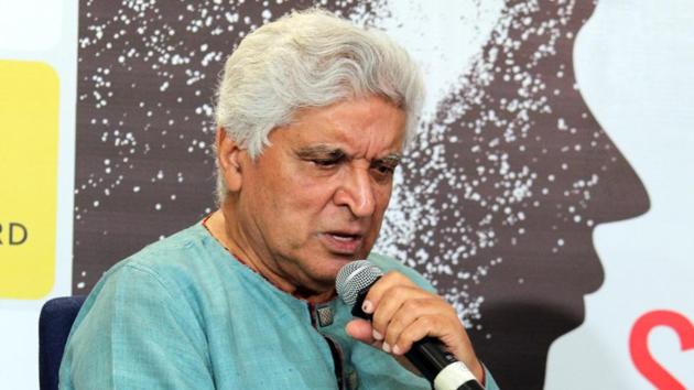 Poet, lyricist and screenwriter Javed Akhtar at the launch of Sonal Sonkavde's book So What in Mumbai.(IANS)